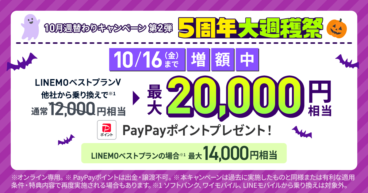 PayPay増額キャンペーン